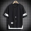 T-shirty męskie Hip Hop Lose męskie koszulki streetwearne swobodne klasyczne letnie krótkie rękawy Czarne białe koszulki Tshirt Plus Oversize 5xl 6xl 230510