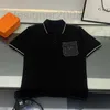 Herren-Poloshirts, klassische Designer-Straßenpolos für Herren, Luxus-T-Shirts, importierte Baumwolle, bequeme, hochwertige T-Shirts mit Reißverschluss auf der Brust, Verzierungsdruck und Dekoration, IRLW