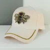 Hat Kids Korean Fashion Versatile Duck Tongue Hat Net Red Spring and Autumn Sunshade Sun Hat Fashion Little Bee Drill baseball cap