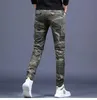 Men's Jeans New arrive mens light luxury cargo pantsoutdoors sports tactical pantstrendy camouflage pantsslimfit casual jeans pants Z0508