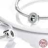 925 Sterling Silver Charms for Pandora jóias contas em inglês letra A-Z Nome do charme