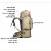 Rucksackrucksäcke 85L Trekkingtasche Wanderrucksack Große Kapazität für Männer Wasserdichter Kletterrucksack Multifunktionaler Camping-Wanderrucksack P230510