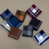 40cm Cotton Men's Handkerchief Fine Satin Strip Chocolate Men's Handkerchief Square Simple and Generous Small Exquisite 1224279