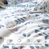 Bedding sets 100% Cotton Set With Flowers Skin Friendly Breathable Duvetcover 2pcs Pillowcase No Bed Sheet 230510