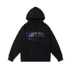 Designerkleidung Herren Sweatshirts Trainingsanzüge Hoodies Kleine Gruppe Rap Trendmarke Trapstar Blau Weiß Handtuch Stickerei Plüsch Kapuzenpullover Sporthose zum Verkauf