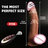 Pene morbido del dildo per le donne Telecomandato Grandi dildo realistici con i giocattoli del sesso del vibratore Cazzo di gomma riscaldato telescopico Dick Sexshop