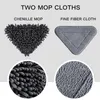 MOPS -360 ° Triângulo expansível rotativo com raspador de vidro Multifunction 1,5m Cleing Cleaning Cleaning Cleaning 230510