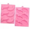 50pcs/Lot Koi Fish Silicone Soap Mould Candle Candle Pudding Jelly Mousse Cake Polymer Polymer Clay Decor