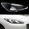 Front Transparent Lampshade Lens Glass Lamp Case Headlight Cover Lampcover Caps Headlamp Shell For Peugeot 308 2012-2014