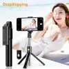 Wielofunkcyjny K07 bezprzewodowy bluetooth selfie monopod Stick Składane ręczne monopody migawki zdalne mini statyw do smartfona