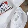 23ss koszulka dziecięca biała koszulka z krótkim rękawem dla maluchów dziecięca projektant t shirt chłopcy dziewczęta wokół szyi czysta bawełna ziemia flaga narodowa list nadruk logo t-shirt ubrania dla dzieci a1