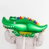 Party Decoration 1Set Giant Crocodile Foil Balloons Safari Animal Kids Birthday 32Inch Number Sequin Latex Globos Home Decorparty