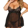 Costumi da bagno da donna Taglie forti Sexy-Lingerie-Pigiami-Pizzo-Donne-G-String-Dress-Underwear Abbigliamento da notteDonne