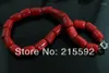 Chains Wonderful Red Coral Fashion Necklace Beaded Bridal Jewelry Party CN004