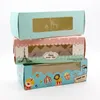 Gift Wrap 48PCS Swiss Roll Cake Box With Window Cupcake Portable Packing Boxes Wedding Home Baking Long