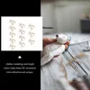 Decorative Flowers 12 Pairs Mini Snowman Branches Cupcake Ornament Antlers Crafts Toppers Hand Tree Branch Set Faux
