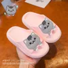 Pantofola Pantofole per bambini Coniglio rosa Estate Antiscivolo Bagno Cartoon Famiglia Bambini Coniglio Pantofola per ragazze e ragazzi Pantofola 230510