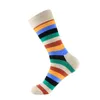 Men's Socks Arrival Mens Cotton Fit For 38-47 EU Size 7.5-12 US Casual Stripe Soft Breathable Winter Summer