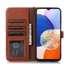 Magnetisch folio lychee patroon Vogue telefoonhoesje voor iPhone 14 13 12 Pro Max Sony Xperia Pro-i Ace 1 5 10 RFID Blokkeer meerdere kaartslots echte lederen portemonnee shell