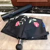 Ombrello Little Fresh Celebrity Ombrelli pieghevoli di grandi marche di design di lusso Nuovo ombrello automatico a doppio scopo con protezione solare e UV