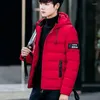 Hommes hiver matelassé coton tissu épais chaud Style coréen veste à capuche courte vêtements rembourrés en coton
