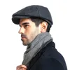 Berretti Uomo Taglie forti Cappello edera Testa grande Uomo Feltro berretto sboy Papà Tempo libero Berretto Berretti Inverno Lana Piatto Ottagono 5559cm 6062cm 230509