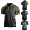 Polo da uomo Maglietta tattica militare Camicia US Army Manica corta Abbigliamento Top Tees Estate Outdoor Magliette 230510