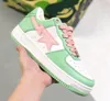 OGS Bapesta Bapestas Baped Sta Casual Chaussures Sk8 Low Hommes Femmes Noir Blanc Pastel Vert Bleu Daim Hommes Femmes Baskets Sports De Plein Air Baskets Marche Jogging