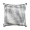 Kussensloop Noordse Instagram -stijl Tassel Lace Modern El Sofa Woonkamer Kussens Houndstooth Orange Cushion Cover