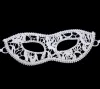 20st sexig härlig spets halloween maskerad masker fest masker venetian fest halv ansiktsmask för jul vit bröllop brud