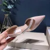 2023 Sandals Summer Classic High Heel Sandals Party Fashion Leather Women's Dance Shoes Designer Sexy High Heel Shoes Metal Belt Buckle