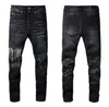 23ss Hommes Jeans Mode Trous Pantalon Broderie Pantalon Hip Hop Distressed Zipper Pantalon pour Femmes