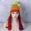 Berretti da uomo divertente cappello da polpo fatto a mano lavorato a maglia animale tentacolo pullover donne adulte festa di Halloween cosplay vestire