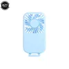 Handhållen USB Mini Fan Portable Pocket Fan Office Dormitory Desktop Fan Outdoor Travel Air Cooler Three-He-Vind Hastighet