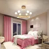 Lustres bébé enfants fille chambre décor couronne lustre moderne suspension pour salon décoration éclairage intérieur lampe de style nordique