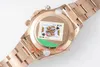 21 Style King Top Watching Watch 40 mm 116505 116508 Rose Gold Diamond Panda Sport Watches Sapphire Luminous 4130 Chronograph Automatyczne 904L Męskie na rękę