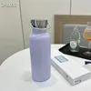 Designer snoepkleur water flessen vacuüm cup fles roestvrij staal drinkware thermosmos mok 500 ml kopjes met doos