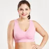 Completo da yoga Reggiseno super push up Top Reggiseni bralette in pizzo per donna Reggiseno wireless di grandi dimensioni senza cuciture