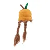 帽子帽子48cm子供は2人の大きな編組帽子を編んだかわいい冬のキャップアップルシェイプドロップデリバリーベビーマタニティアクセサリーdhuyk
