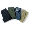 Pantalones cortos de verano para hombre, pantalones cortos de carga para hombre, pantalones de bolsillo militares informales a la moda para hombre, pantalones tácticos de algodón para hombre, sin cinturón de talla grande 230510