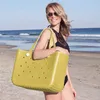 Borse portaoggetti Eva Beach Basket Borsa tote extra large Borsa da spiaggia Borsa donna Borsa shopper in silicone Borse da viaggio Borse giocattolo antisabbia da spiaggia P230510