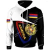 Herrtröjor 2023 Armenia 3D Tryckt zip hoodie Men's Pullover Armenian Casual Hooded Jacket Sweatshirt