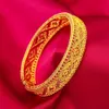 Dames armband bruiloft bruids klassieke luxe sieraden echt 18k gouden kleur vaste dame sieraden cadeau