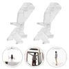 Clip per tende Cieco Curtainvalance Finestra Tendaggi Ganci Supporti Staffa Asta di fissaggio Morsetti verticali Parti Accessoriclear