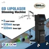 CE approuvé 6D lipolaser amincissant la machine Non invasif lipo laser corps façonnant l'équipement de beauté liposlim peau serrant