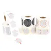 Notepads 500pcsroll Candle Warning Label Jar Container Stickers Waterproof Wax Melting Safety Vow Sticker 38cm 230510