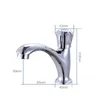 Bathroom Sink Faucets G1/2 European Style Brass/Zinc Alloy Faucet Single Handle Hole Deck Mount Washbasin Cold Tap
