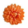 Flores decorativas dahlia de seda de seda DIY Head Head Europeu Retro Color Wedding Wall Soft