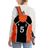 Mode sac à dos Haikyuu!! Lycée Vollyball Club Sacs Unisexe 3D Impression Oxford Étanche Notebook Multifonctions Sacs À Dos