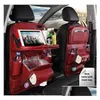 Organizer per auto Accessori interni 1Pc Pu Leather Seat Back Storage Hang Bag Mtifunctional Ipad Mini Holder For Kids Drop Delivery M Dhl1T